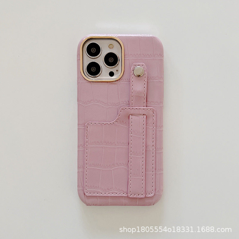 Crocodile Pattern Card Holder Case for iPhone 13 Pro Max