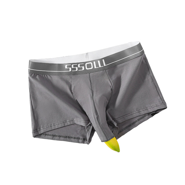 Comfortable Cotton Breathable Elastic Men's Boxer Shorts