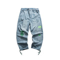 Men's Trendy Loose Straight Leg Ripped Jeans