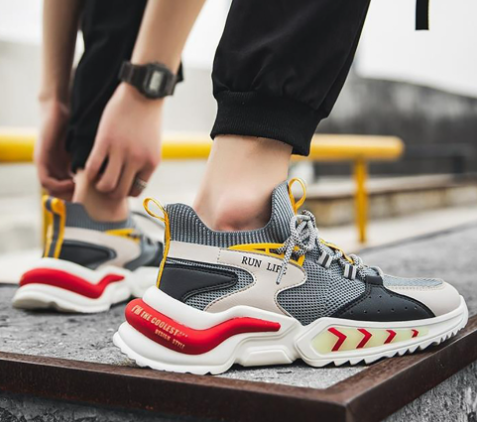 Men's Breathable Luminescent Casual Sneakers (2020)