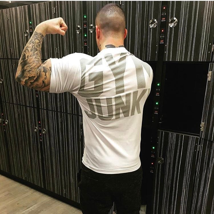 Men's Breathable Cotton Short Sleeve Workout T-Shirt