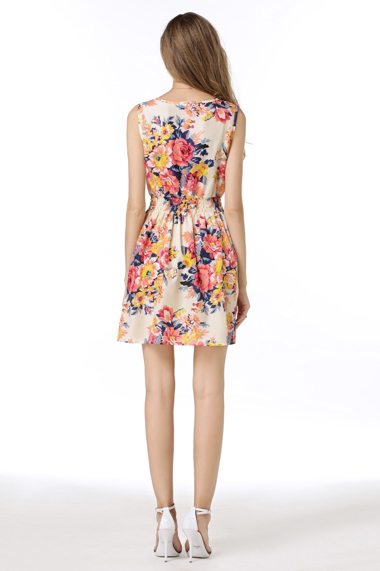 LIVA Chiffon Dress - Sleeveless Strap Dress 1138
