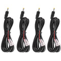 4 Pcs Trail Camera Power Cord 4.0x1.7mm DC External Power Cable Compatible with Tactacam Reveal X XB SK Snyper Cameras 4.0x1.7mm DC Plug Trail Game Camera