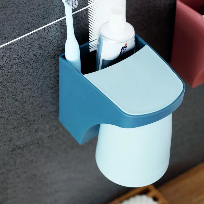 Magnetic Suction Wall-Mounted Toothbrush Holder (1pc)