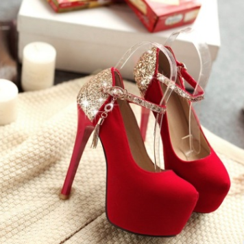 Women's High Heels - Waterproof Stiletto Wedding Shoes