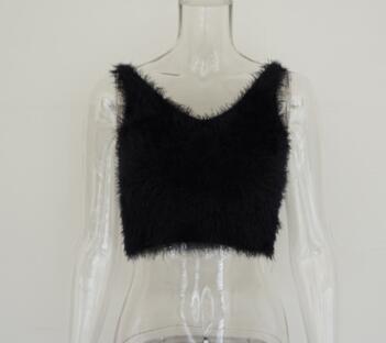 Mohair Top with Spaghetti Straps and Tank Design