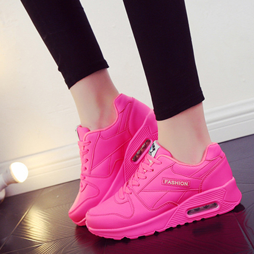 Women’s Chunky Lace-Up Platform Vulcanized Sneakers