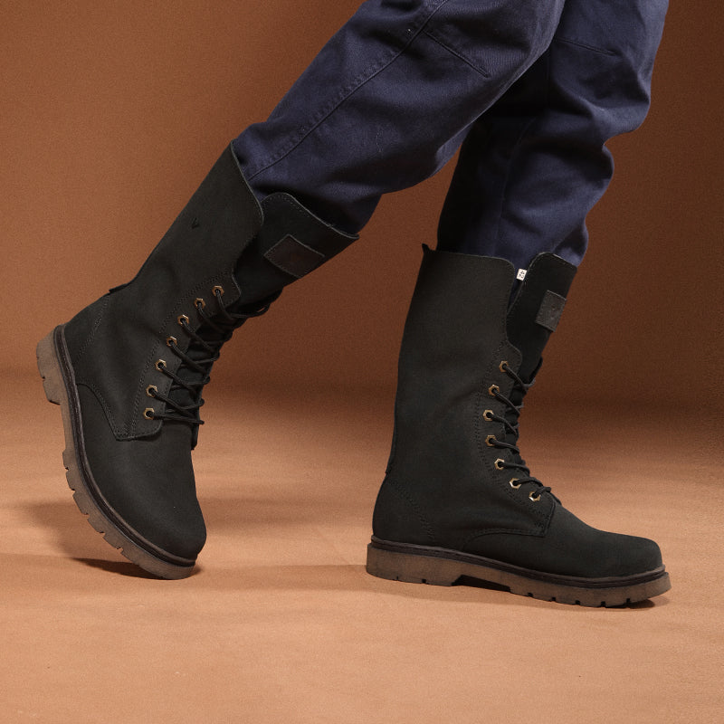 Men's Waterproof Leather Martin Hiking and Combat Boots