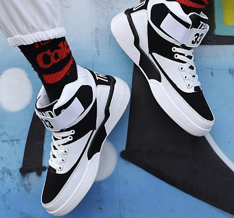 Men's High-Top Casual Korean Style Sneakers