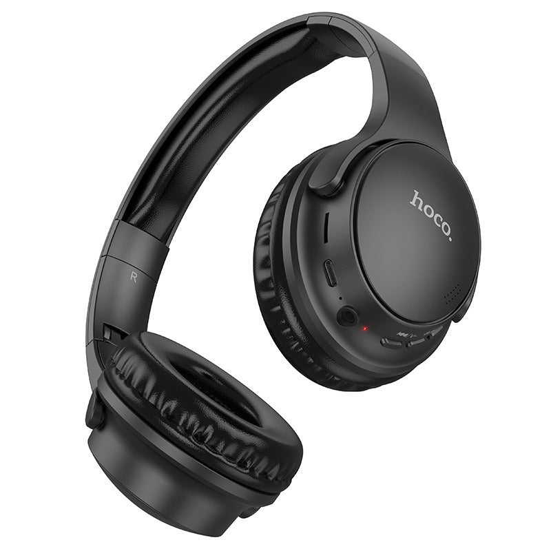 Foldable Wireless BT Headphones with Microphone and Bass