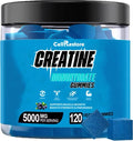 CellRestore Creatine Monohydrate Gummies for Men & Women-5g of Creatine Monohydrate per Serving- Help Increase Strength and Build MuscleSugar FreeVeganBlueberry Flavor 120 Count