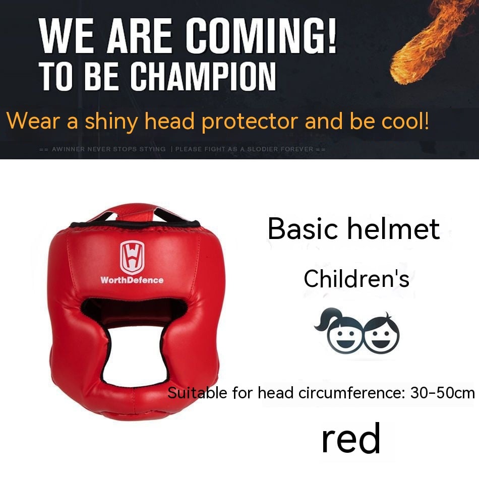 Children's Boxing Headgear for Face Protection Training