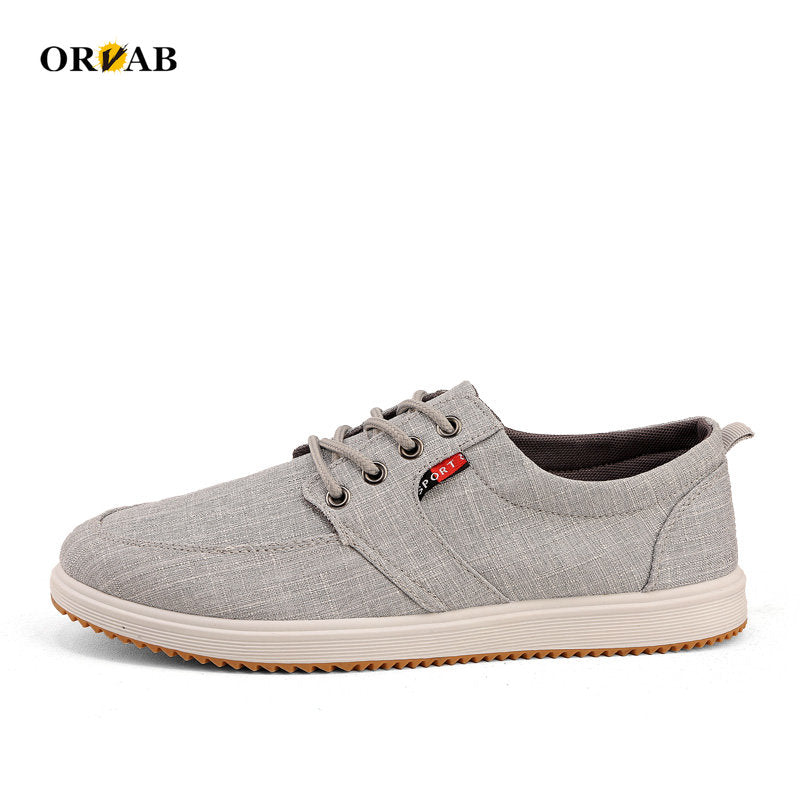Men's Breathable Linen Moccasin Loafers - Casual Shoes