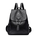 High-Quality Leather Women's Fashion School Backpack
