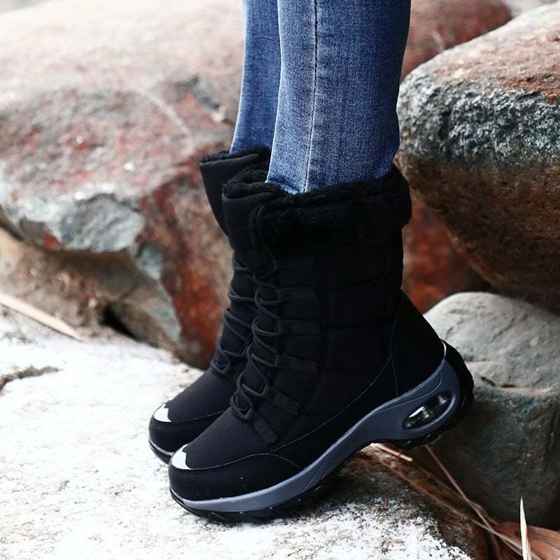Women's Winter Snow Boots with Thickened Velvet Lining
