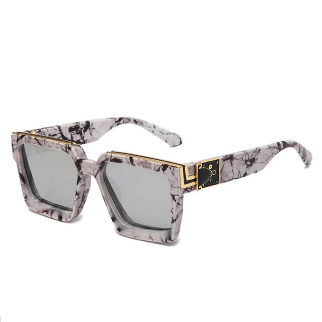 Retro Oversized Square Sunglasses for Men and Women