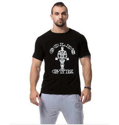 Men's Cotton Muscle Short Sleeve Gym Workout T-Shirt