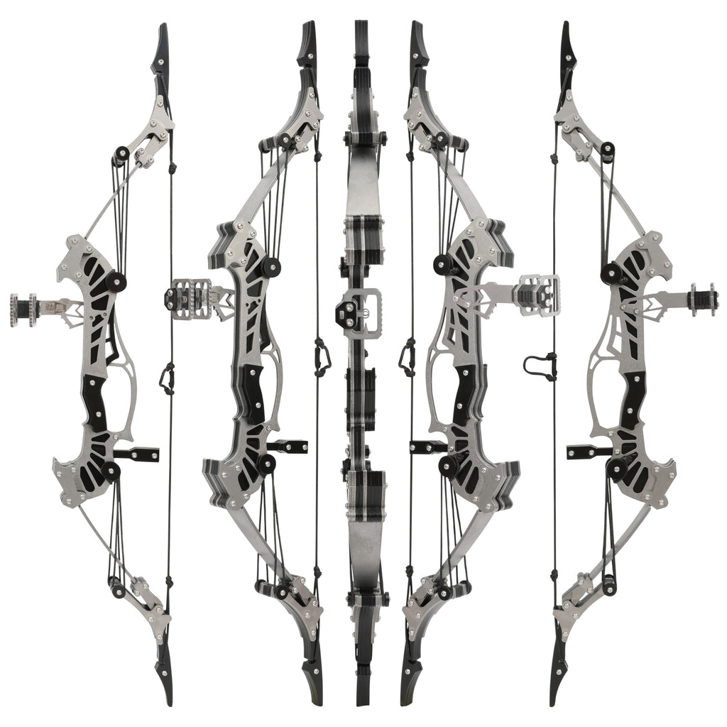 ZSHJGJR 16" Mini Compound Bow 16lbs Mini Archery Bow and Arrow Set Mini Recurve Bow Set Right/Left Handed for Target Shooting Hunting Games Archery Bow Set Gift (with 4 Arrows)