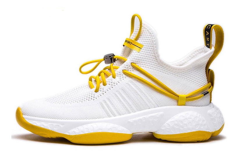 Soft Sole Men's Casual Sneakers, Versatile Knit Shoes