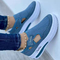 Women's Casual Platform Sneakers - Breathable Mesh Tennis