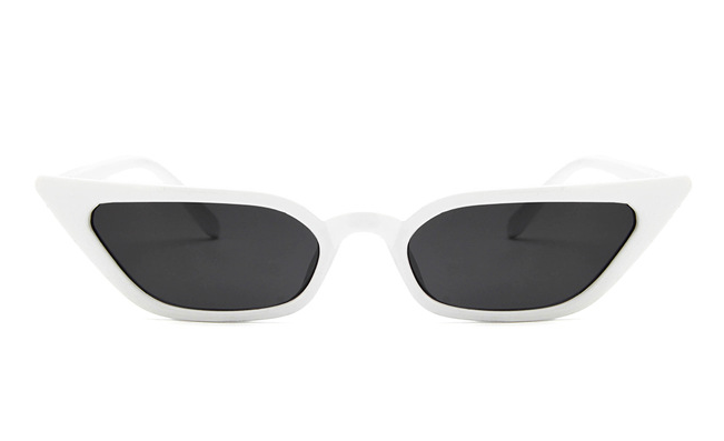 Cat Eye Sunglasses, Clear Lens Small Frame Shades