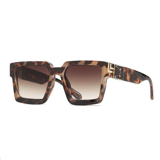 Retro Oversized Square Sunglasses for Men and Women