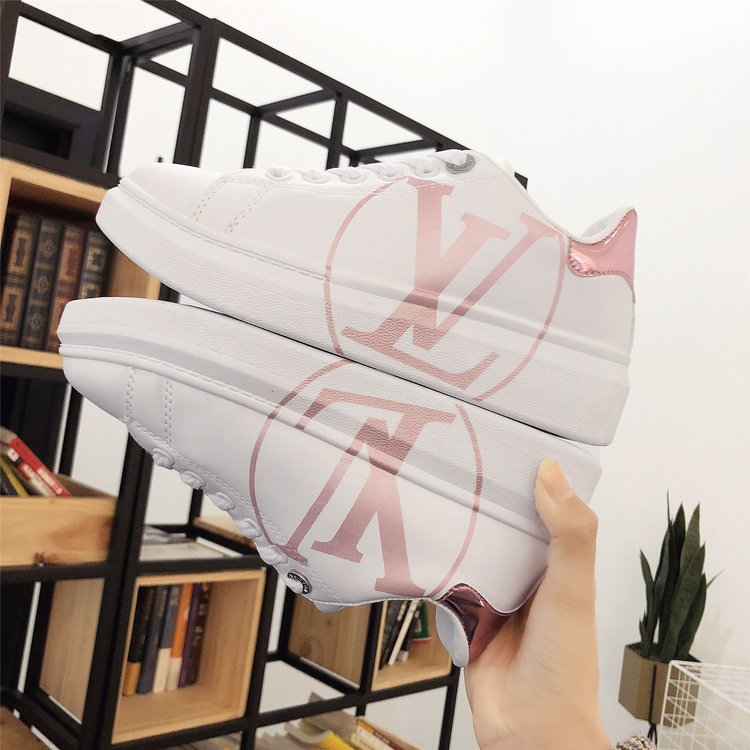 Autumn New Women's Korean Style Thick-Soled Sneakers