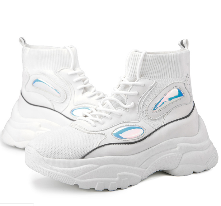 Fashionable Thick-Soled Dad Sneakers for Couples