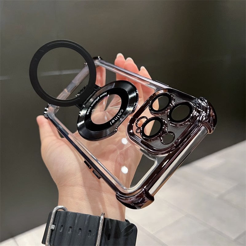 iPhone 15 Pro Max Magnetic Case with Stand Protection