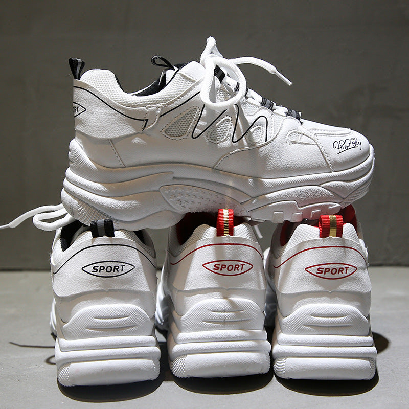 Women's Korean Style Thick Sole Sneakers (Platform)