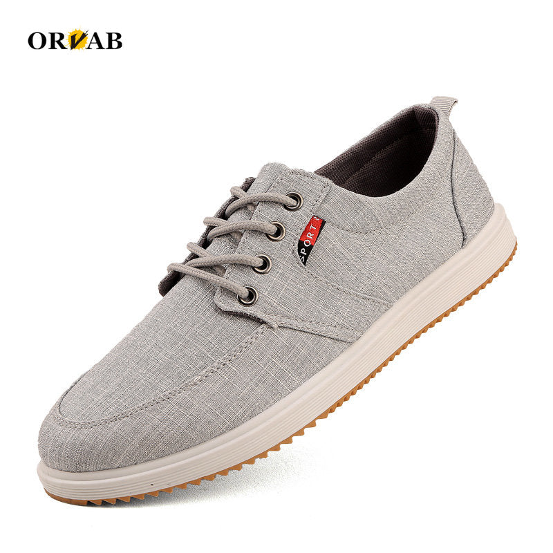 Men's Breathable Linen Moccasin Loafers - Casual Shoes
