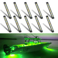 Boaton Marine Led Boat Lights Night Fishing Lights Boat Interior Lights No Drilling Install Boat Deck Lights Courtesy Lights Green