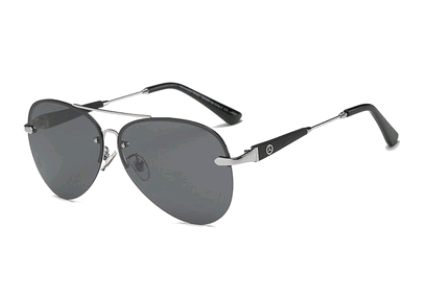 Classic Men's Metal Polarized Sunglasses Retro Frame