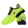 YTRXM Big Boys Girls Sneakers Lightweight Kids Tennis Shoes Size 4 Youth Athletic Sports Running Shoes Fashion School Walking Green