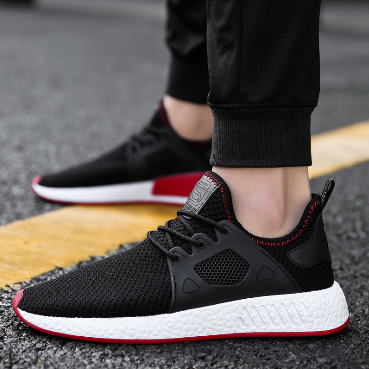Couple's Versatile White Breathable Running Shoes
