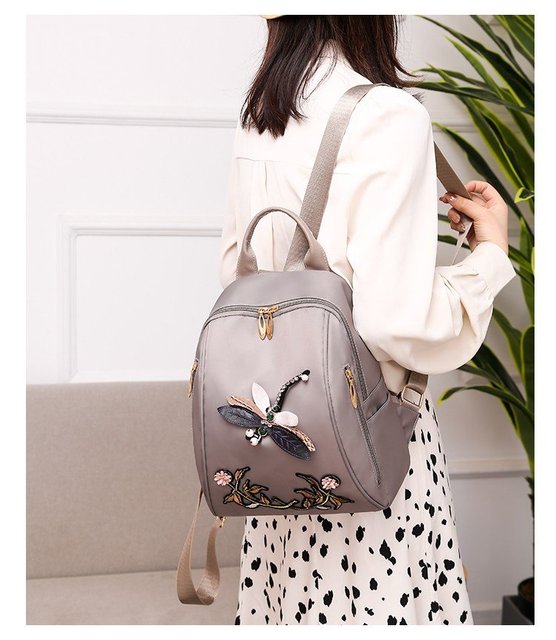 High-Quality Oxford Women's Casual Backpack for School