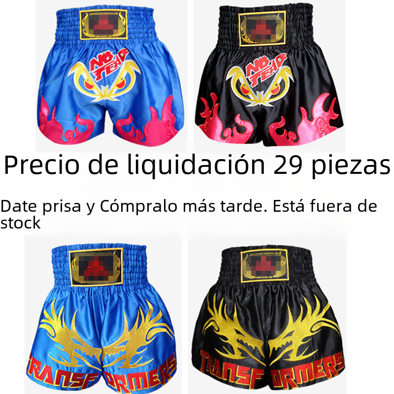 Zhuoao Muay Thai Training Shorts for Combat Sports