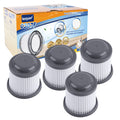 KEEPOW PVF110 Replacement Vacuum Filter for Black and Decker Handheld Pivot Vacuum BDH2000PL BDH2020FLFH PHV1410 PHV1810 PHV1210 BDH2020FL Washable Hand Vac Filters 4 Pack