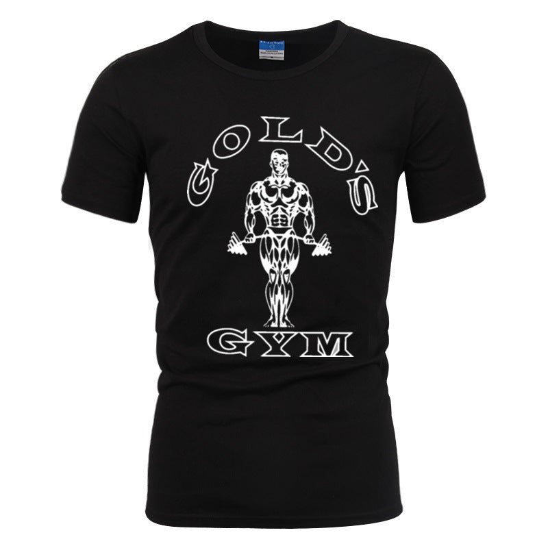 Men's Cotton Muscle Short Sleeve Gym Workout T-Shirt