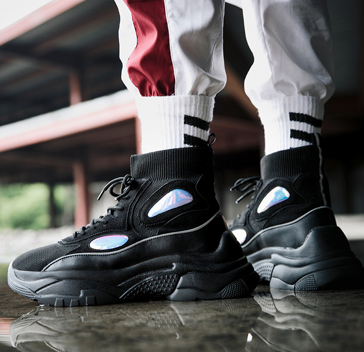 Fashionable Thick-Soled Dad Sneakers for Couples
