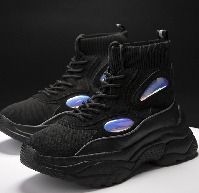 Fashionable Thick-Soled Dad Sneakers for Couples