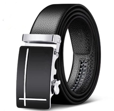 Svelte Seleven Men's Leather Belt with Automatic Buckle
