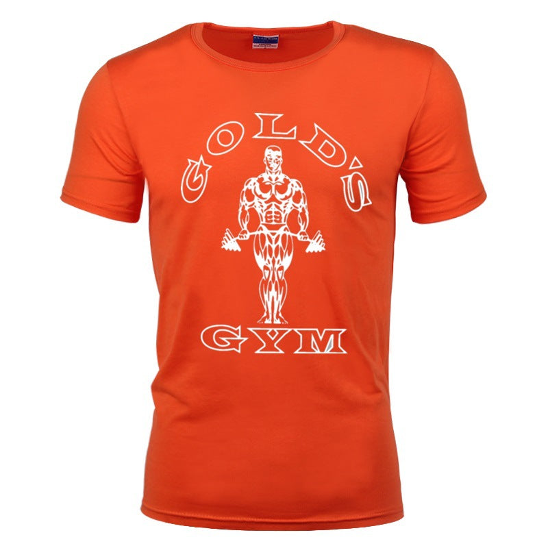 Men's Cotton Muscle Short Sleeve Gym Workout T-Shirt