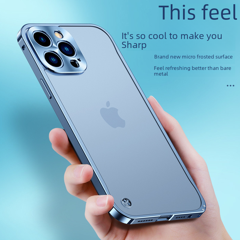 iPhone 15 Magnetic Case with Metal Frame and Full Protection