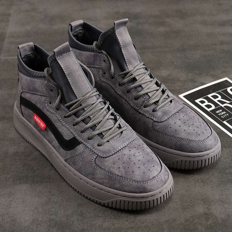 Men's Korean Style Casual High-Top Sneakers