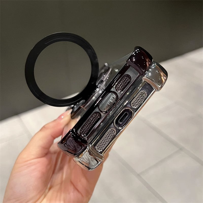iPhone 15 Pro Max Magnetic Case with Stand Protection