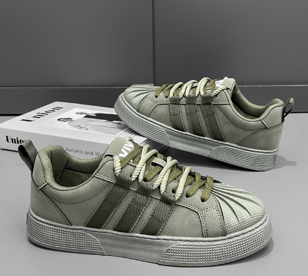 Men's Stylish High-Top Casual Sneakers with Thick Sole
