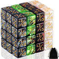 Sumind 48 Pieces MTG Dice Counters Token Dice Compatible with Magic The Gathering Dice Glitter D6 Dice Cube Loyalty Counter Dice Compatible with MTG CCG Card Gaming Accessory (Novel Style)