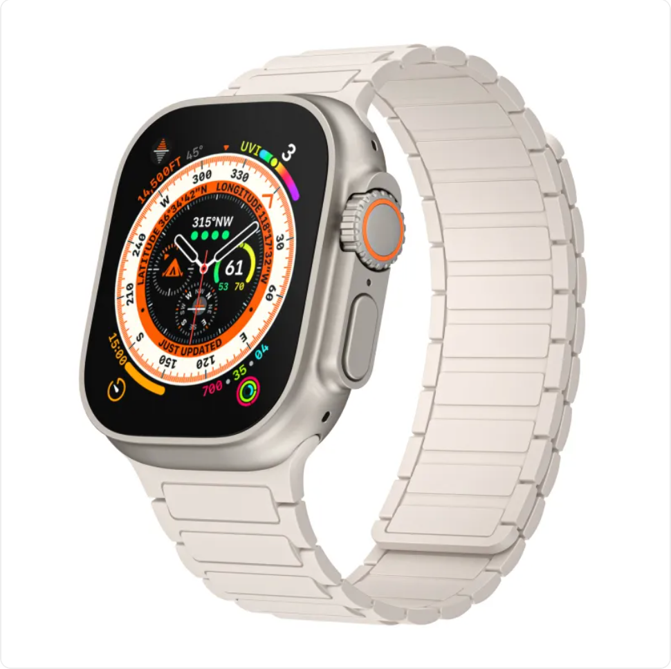 Magnetic Silicone Two-Tone Overall Strap