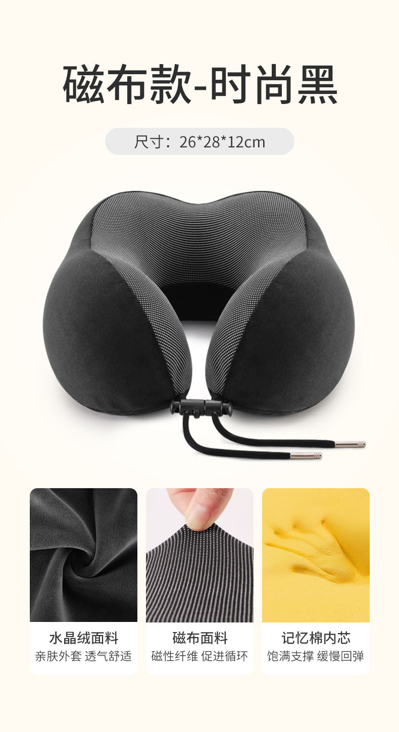 Memory Foam U-Shaped Neck Pillow for Travel